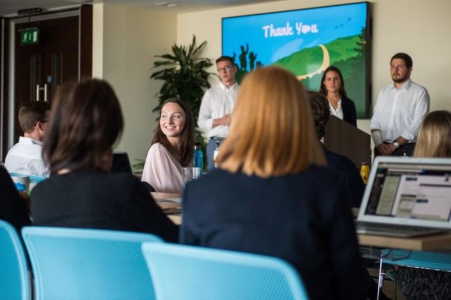 Team Meeting bei Salesforce