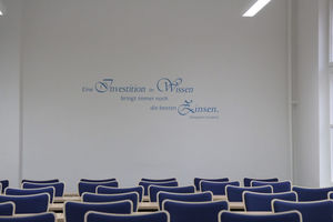 Ein Seminarraum der TAW Wildau