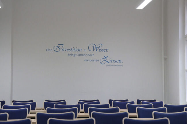 Ein Seminarraum der TAW Wildau