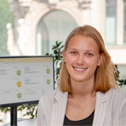 Unsere duale Studentin Wenke