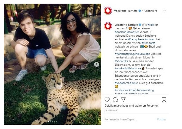 Du wolltest schon immer ins Ausland? Mit dem Dualen Studium bei Vodafone kein Problem! Mach Dein Auslandssemester am Standort Deiner Wahl.